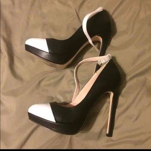 Black and White Heels